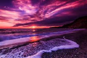 purple sunset